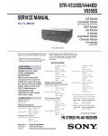 Сервисная инструкция Sony STR-V333ES, STR-V444ES, STR-V555ES