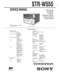 Сервисная инструкция Sony STR-W555 (MHC-W555)