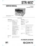 Сервисная инструкция Sony STR-WX7 (MHC-WX7AV)