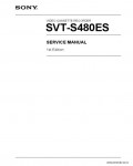 Сервисная инструкция SONY SVT-S480ES