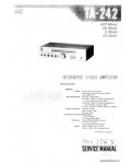 Сервисная инструкция SONY TA-242