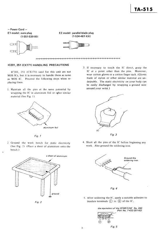 Сервисная инструкция Sony TA-515