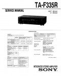 Сервисная инструкция Sony TA-F335R