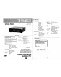 Сервисная инструкция Sony TA-F555ESII