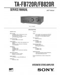 Сервисная инструкция Sony TA-FB720R