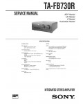 Сервисная инструкция Sony TA-FB730R
