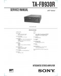 Сервисная инструкция Sony TA-FB930R