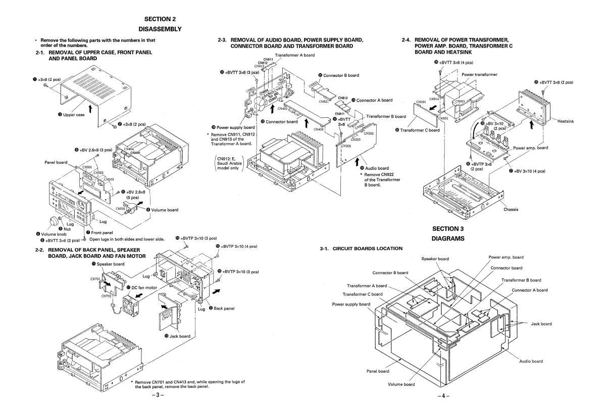 Сервисная инструкция Sony TA-H3600