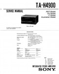 Сервисная инструкция Sony TA-H4900