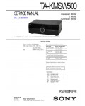 Сервисная инструкция Sony TA-KMSW500