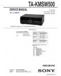 Сервисная инструкция SONY TA-KMSW500 V1.2