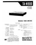 Сервисная инструкция Sony TA-N900N