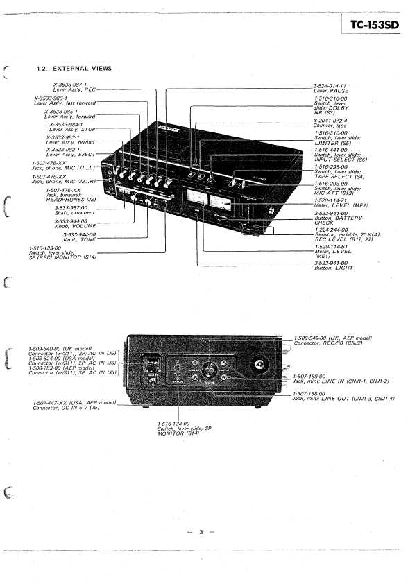 Сервисная инструкция Sony TC-153SD