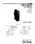 Сервисная инструкция Sony TC-42