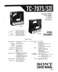 Сервисная инструкция Sony TC-707S
