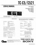 Сервисная инструкция SONY TC-C5, C521