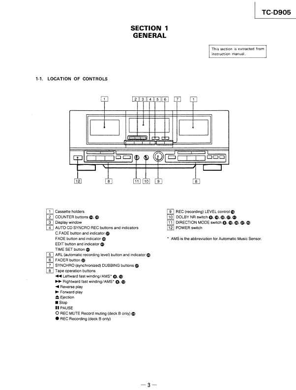 Сервисная инструкция Sony TC-D905