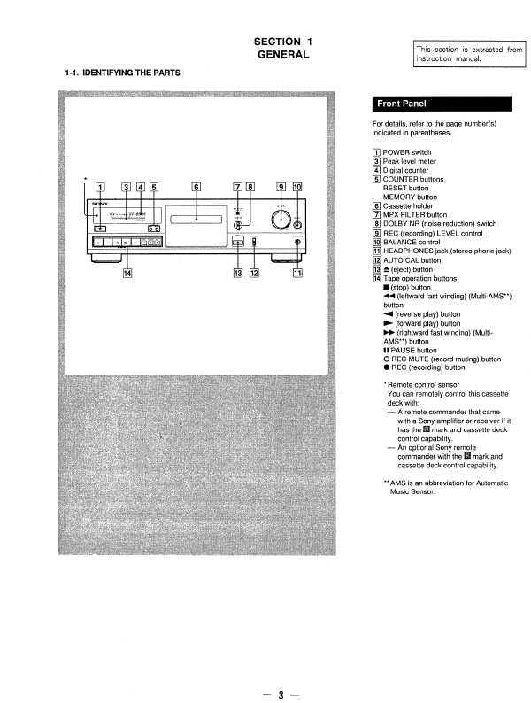 Сервисная инструкция Sony TC-K311