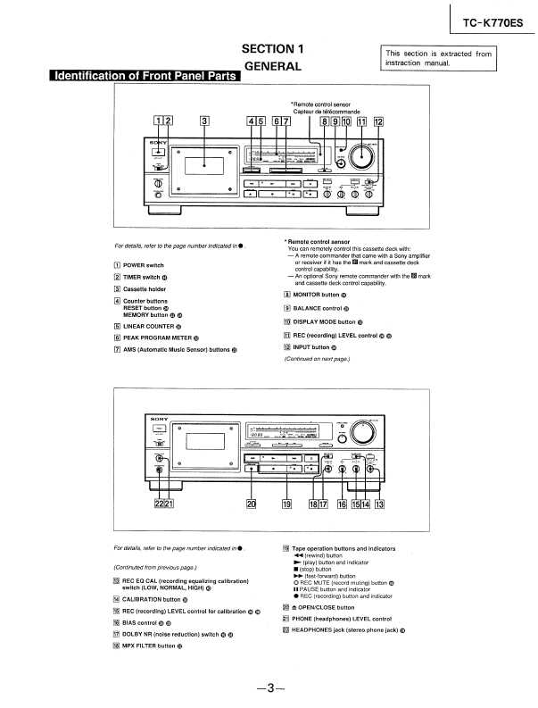 Сервисная инструкция Sony TC-K770ES