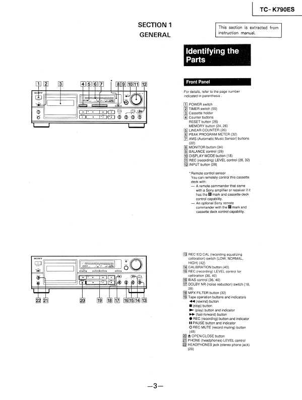 Сервисная инструкция Sony TC-K790ES