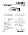 Сервисная инструкция Sony TC-K808ES