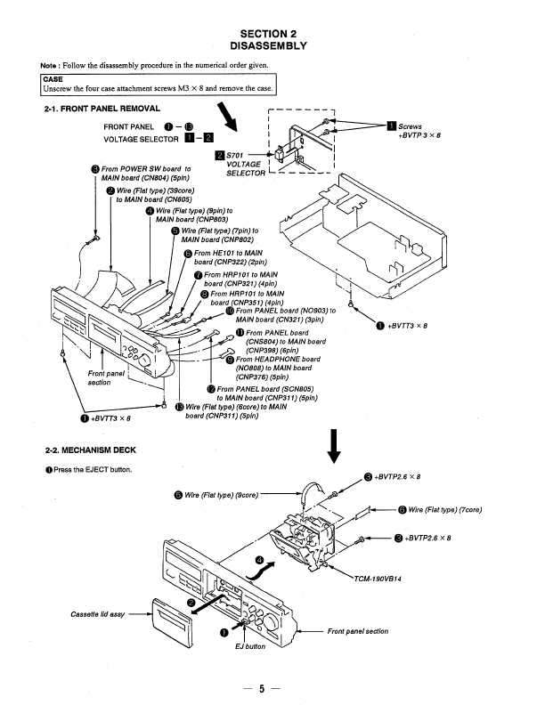 Сервисная инструкция Sony TC-KA1ESA-KE500S