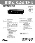 Сервисная инструкция Sony TC-RX55, TC-R55ES, TC-R410