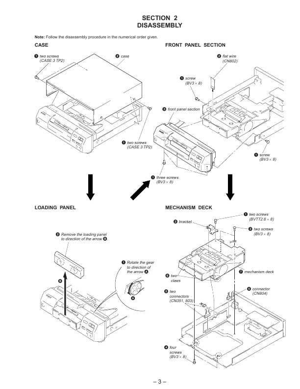 Сервисная инструкция Sony TC-TX5