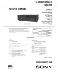 Сервисная инструкция Sony TC-WE625, TC-WE725, TC-WE825S