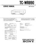 Сервисная инструкция Sony TC-WR890