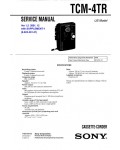 Сервисная инструкция Sony TCM-4TR