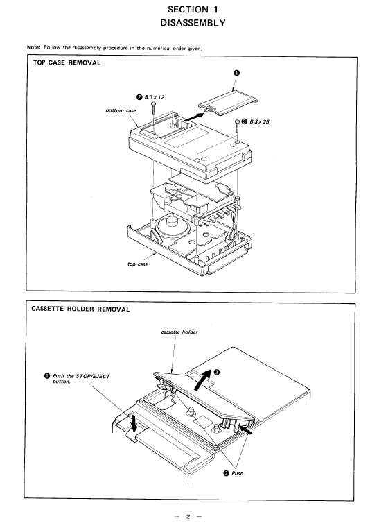 Сервисная инструкция Sony TCM-747