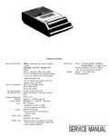 Сервисная инструкция Sony TCM-757