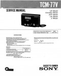 Сервисная инструкция Sony TCM-77V