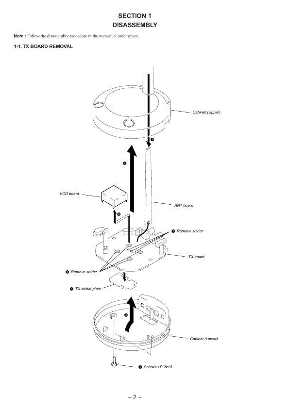 Сервисная инструкция Sony TMR-RF450R
