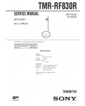 Сервисная инструкция Sony TMR-RF830R