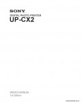Сервисная инструкция SONY UP-CX2