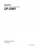 Сервисная инструкция SONY UP-D897