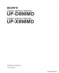 Сервисная инструкция SONY UP-D898MD