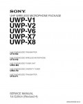 Сервисная инструкция SONY UWP-V1 V2 V6, X7, X8, 1st-edition, REV.4