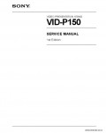Сервисная инструкция SONY VID-P150