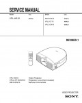 Сервисная инструкция Sony VPL-HS10