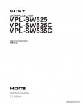 Сервисная инструкция SONY VPL-SW525, SW535C