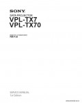 Сервисная инструкция SONY VPL-TX7, TX70