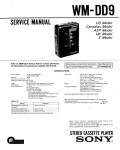 Сервисная инструкция Sony WM-DD9