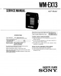 Сервисная инструкция Sony WM-EX13