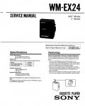 Сервисная инструкция Sony WM-EX24