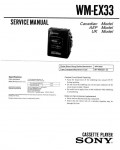 Сервисная инструкция Sony WM-EX33