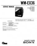 Сервисная инструкция Sony WM-EX36