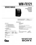 Сервисная инструкция Sony WM-FX121